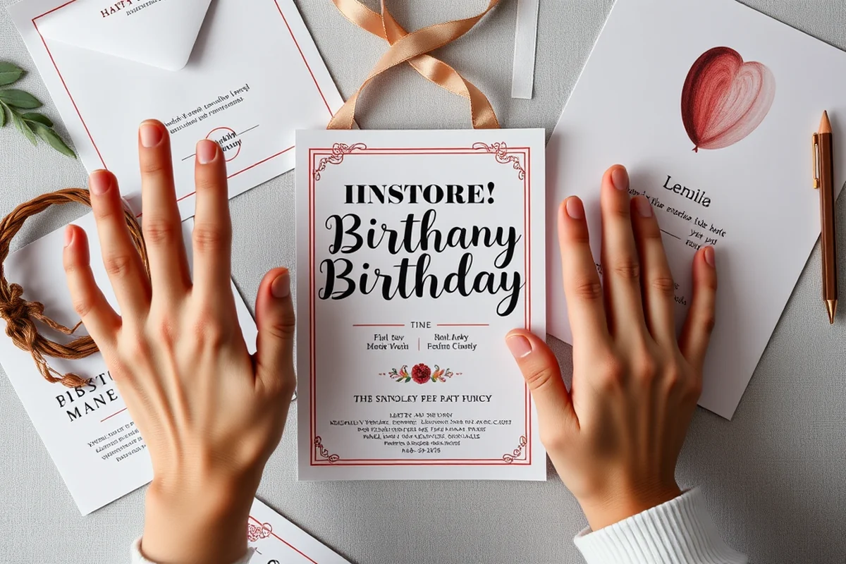 cheap birthday party invitation card design online — Cheap Birthday Party Invitation Card Design Online (the finished result)