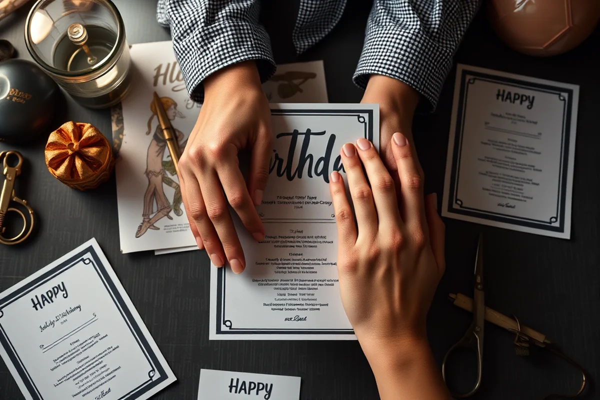 best birthday party invitation template — Best Birthday Party Invitation Template (the finished result)