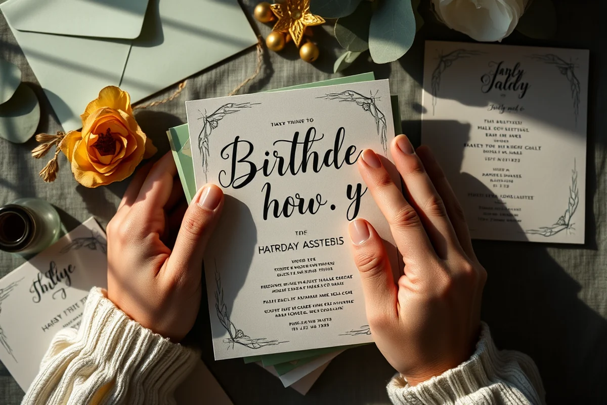 birthday party invitation design ideas vs — Birthday Party Invitation Design Ideas Vs (the finished result)