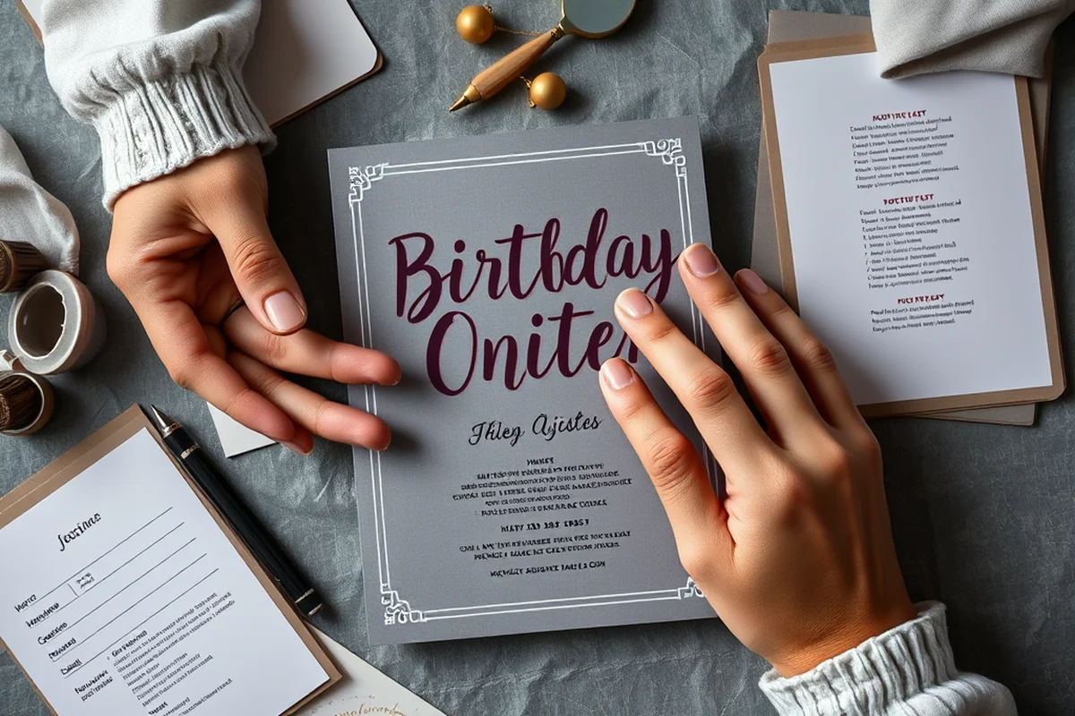 birthday party invitation design online troubleshooting — Birthday Party Invitation Design Online Troubleshooting (the finished result)