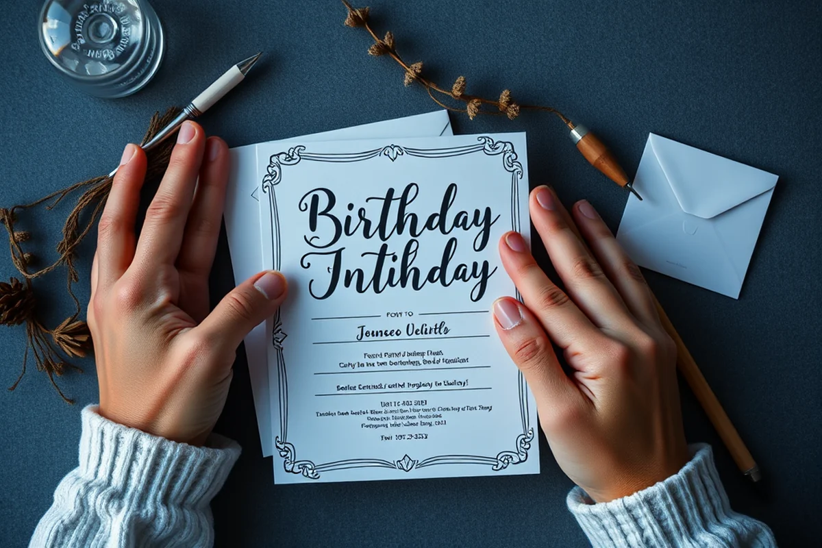 birthday party invitation writing tips — Birthday Party Invitation Writing Tips (the finished result)