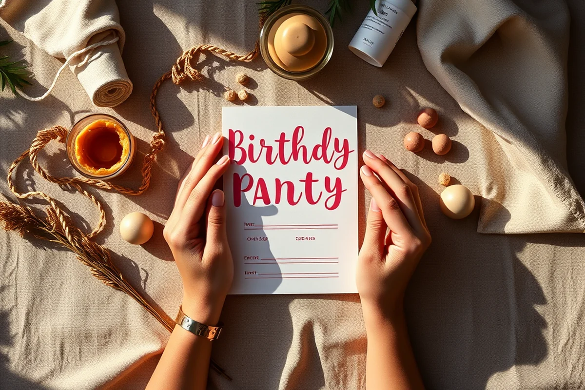 birthday party invitations template guide — Birthday Party Invitations Template Guide (the finished result)