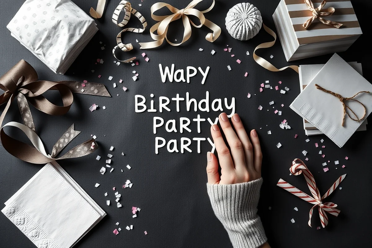 why birthday party invitation free template — Why Birthday Party Invitation Free Template (the finished result)