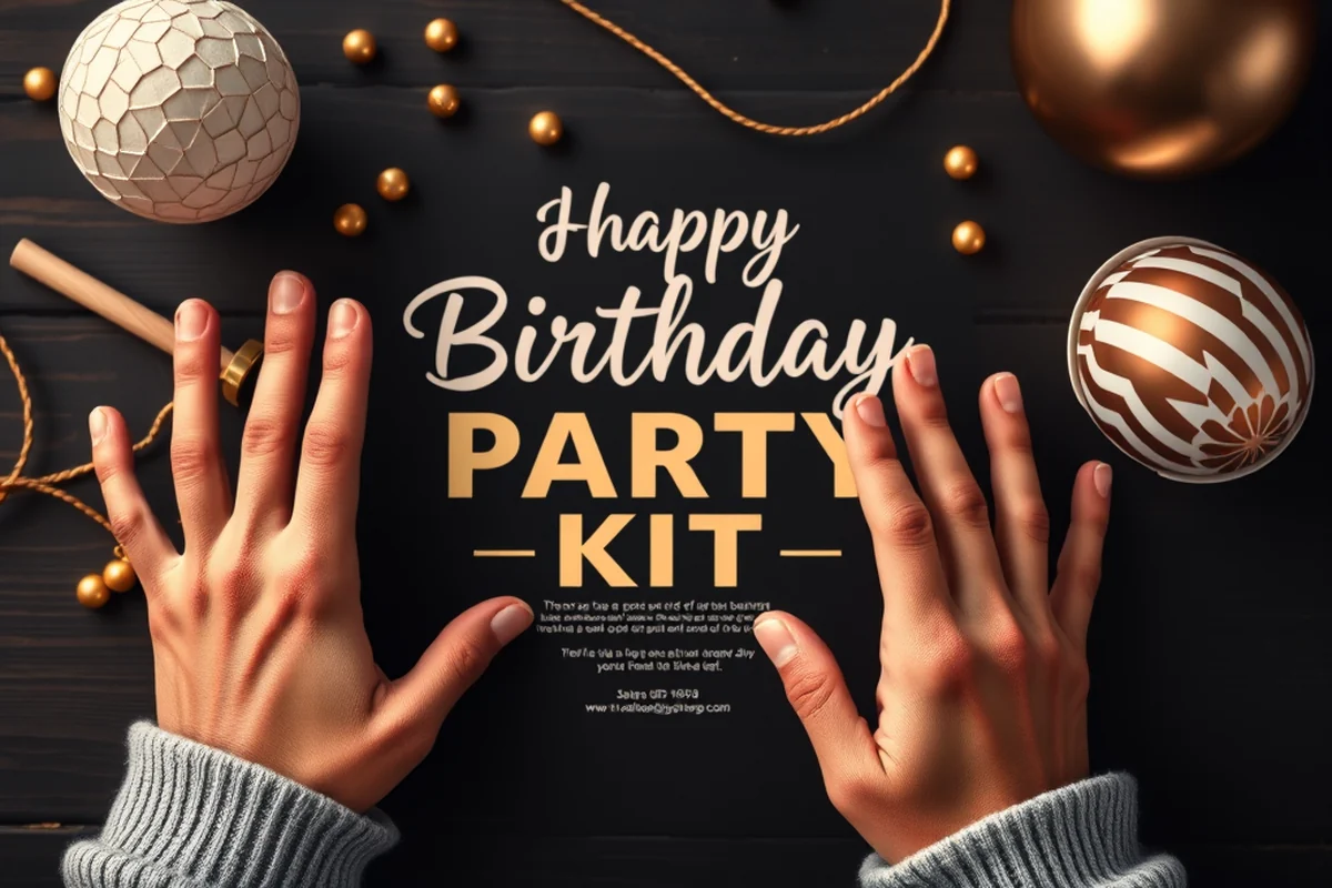 affordable birthday party invitation card design online — Affordable Birthday Party Invitation Card Design Online (the finished result)