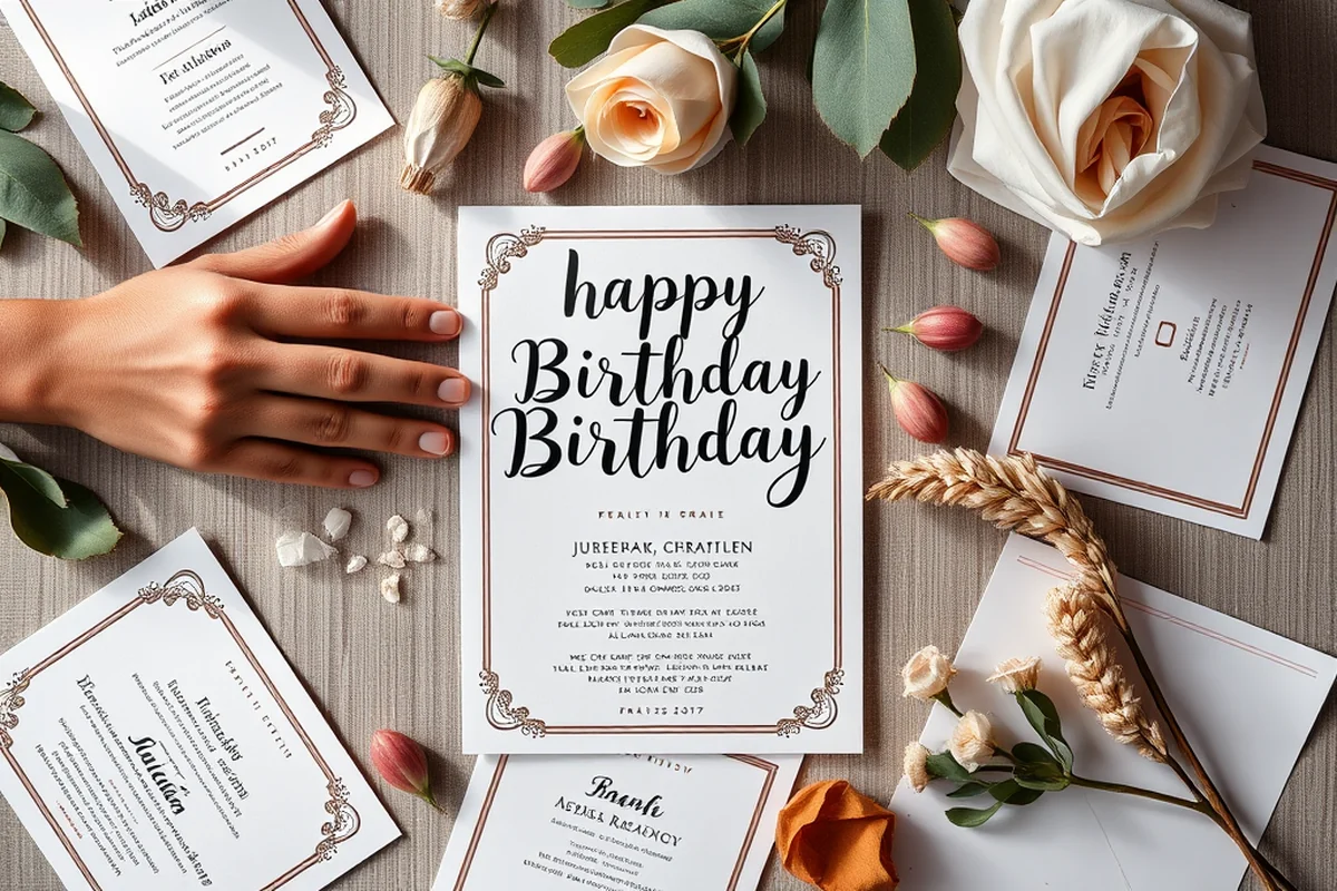affordable birthday party invitation editable template free — Affordable Birthday Party Invitation Editable Template Free (the finished result)