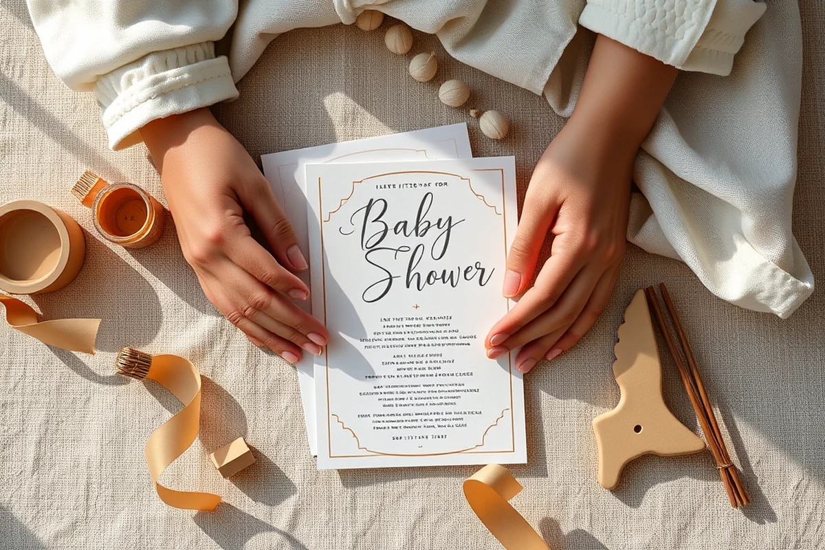 baby shower invitations — Baby Shower Invitations (the finished result)