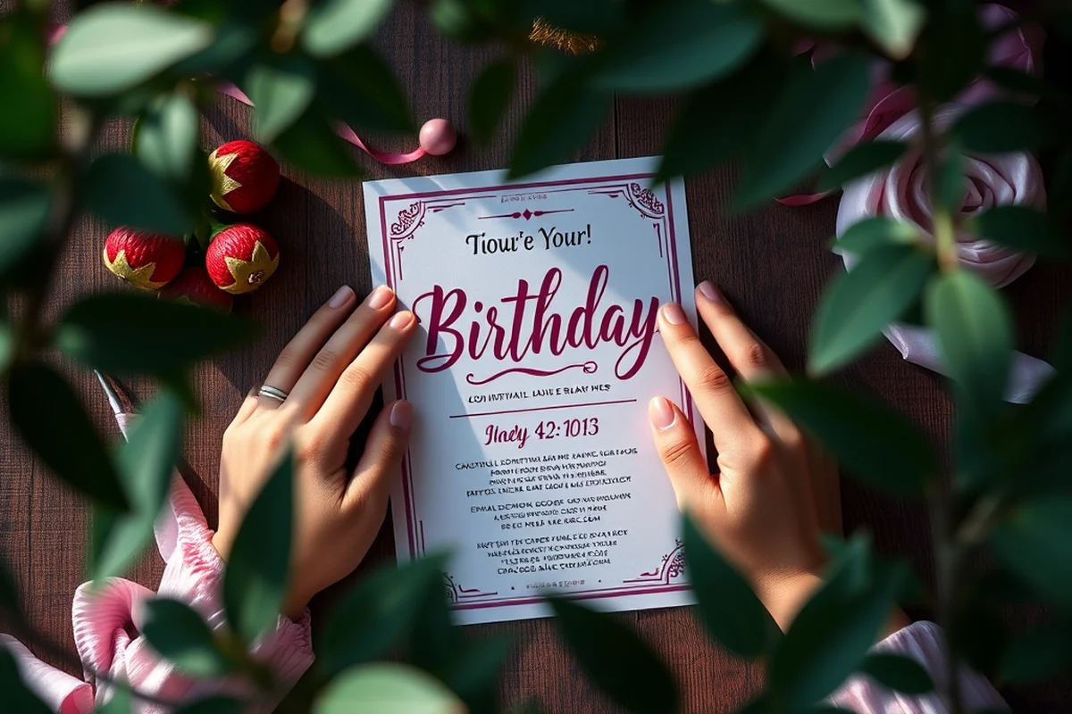 best birthday party invitation editable template free — Best Birthday Party Invitation Editable Template Free (the finished result)
