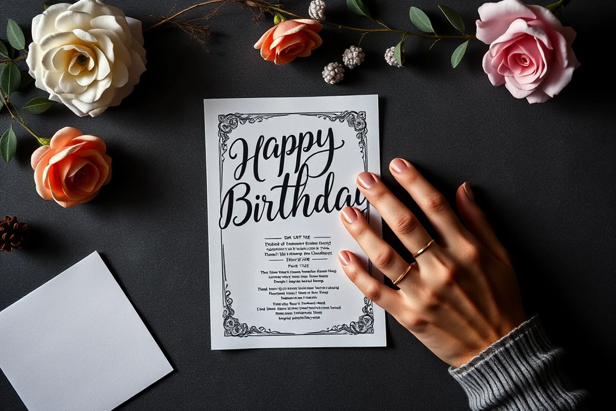 birthday greeting card template โ Birthday Greeting Card Template (the finished result)