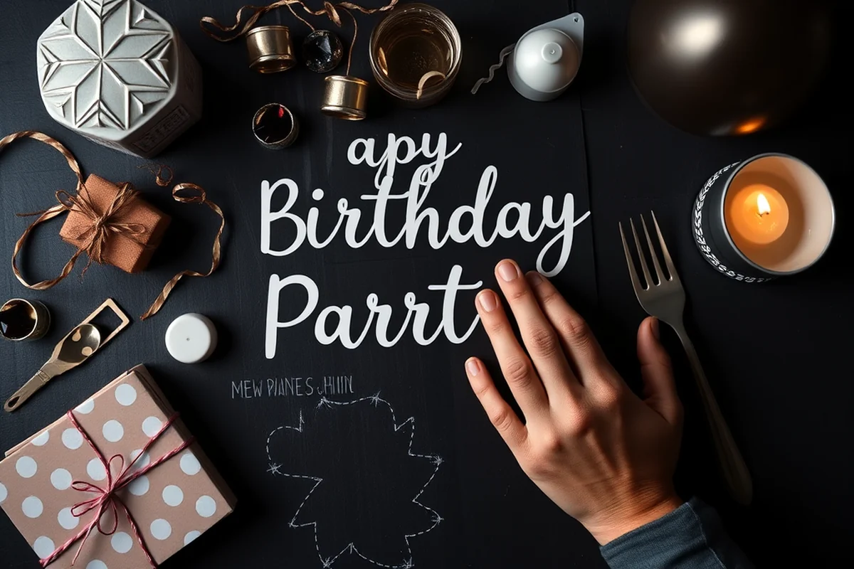 birthday party invitation art comparison — Birthday Party Invitation Art Comparison (the finished result)