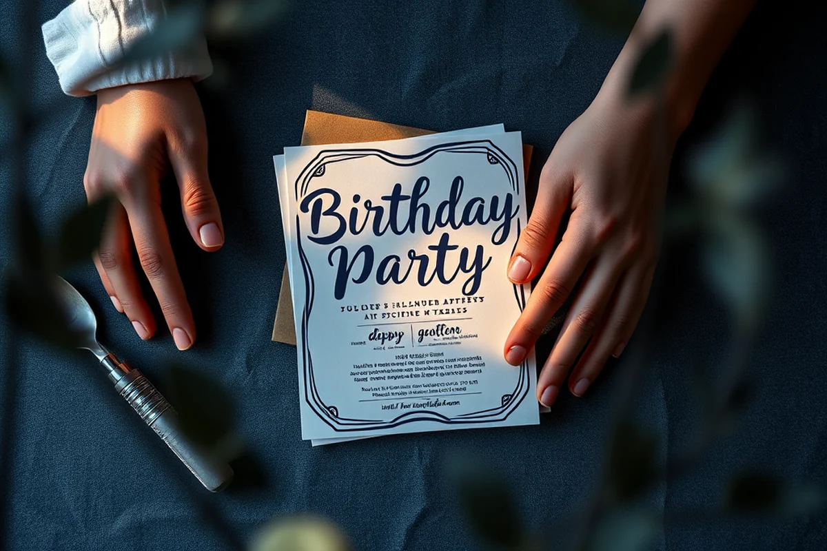 birthday party invitation design vs β Birthday Party Invitation Design Vs (the finished result)