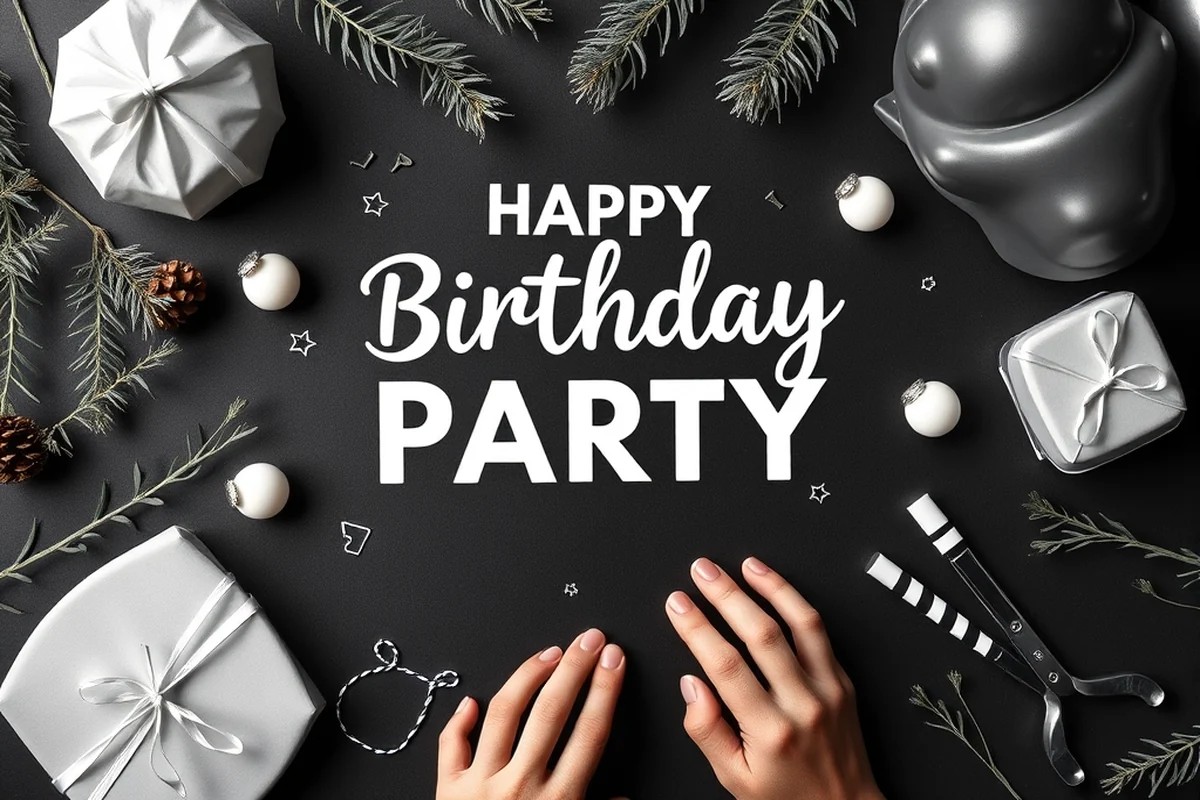 birthday party invitation template templates — Birthday Party Invitation Template Templates (the finished result)