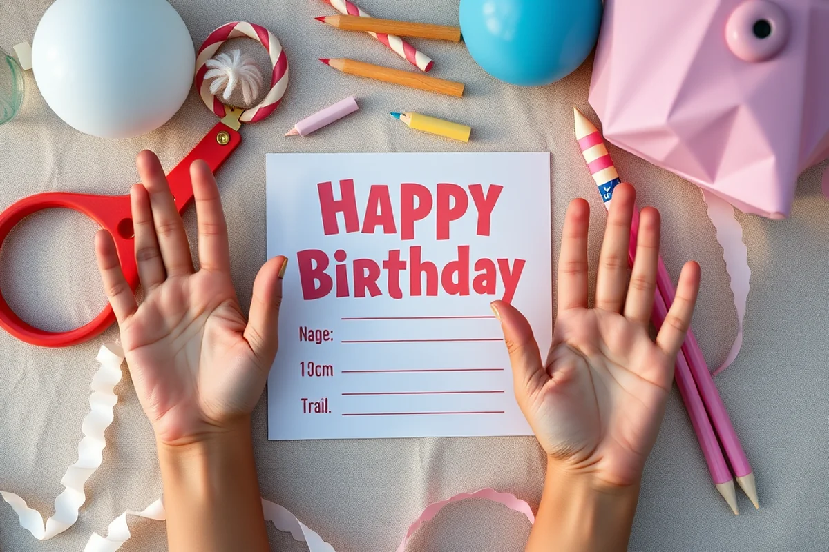 kids birthday party invitation design ā Kids Birthday Party Invitation Design (the finished result)